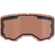 ALPINESTARS plexi for VISION 8/5/3 glasses, double antifog orange brown afterburn - Motorcycle Goggle Accessories