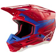 ALPINESTARS Helmet S-M5 ACTION 2, 2025, red fluo/blue, size 2XL - Motorbike Helmet