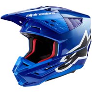 ALPINESTARS Helmet S-M5 CORP, 2025, blue, size 2XL - Motorbike Helmet