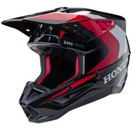 ALPINESTARS Helmet S-M5 HONDA collection, 2025, black/red/grey, size 5.5 mm, w/cambered front. XL - Motorbike Helmet