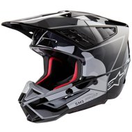 ALPINESTARS Helmet S-M5 ROVER 2, 2025, black/silver - Motorbike Helmet