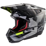 ALPINESTARS Helmet S-M5 ROVER 2, 2025, dark grey/yellow fluo, size 2025, w. M - Motorbike Helmet