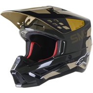 ALPINESTARS Helmet S-M5 ROVER, 2023, sand camouflage/mandarin gloss, size 2XL - Motorbike Helmet