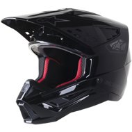 ALPINESTARS Helmet S-M5 SCOUT, 2023, black/silver gloss matt - Motorbike Helmet
