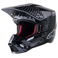 ALPINESTARS Helmet S-M5 SOLAR FLARE, 2023, black/grey - Motorbike Helmet