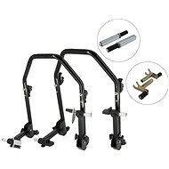 SEFIS D20U sklopný pojízdný moto stojan přední a zadní set - single / 2v1 - Motorbike Stand