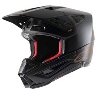 ALPINESTARS Helmet S-M5 SOLID, 2023, black/brown matt, size 2023 M - Motorbike Helmet