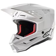 ALPINESTARS Helmet S-M5 SOLID, 2023, glossy white, sized 2023. S - Motorbike Helmet