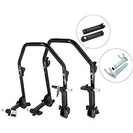 SEFIS D20U sklopný pojízdný moto stojan přední a zadní set - trn / hák - Motorbike Stand