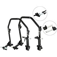 SEFIS D20U sklopný pojízdný moto stojan přední a zadní set - vidle / packy - Motorbike Stand