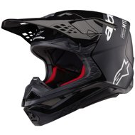 ALPINESTARS SUPERTECH S-M10 FLOOD helmet, 2025, black/dark grey matt - Motorbike Helmet