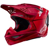 ALPINESTARS helmet SUPERTECH S-M10 FLOOD, 2025, red fluo/red matt - Motorbike Helmet