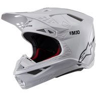 ALPINESTARS helmet SUPERTECH S-M10 SOLID, 2025, white - Motorbike Helmet