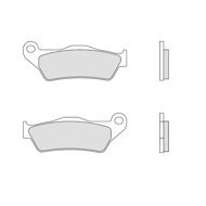 BREMBO Brake pads 07001 CC SCOOTER - Motorbike Brake Pads