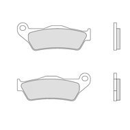 BREMBO Brake pads 07BB04LA LA - Motorbike Brake Pads