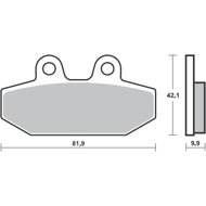 BREMBO Brake pads 07HD23SP SP - Motorbike Brake Pads