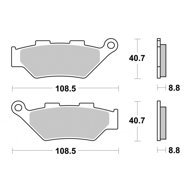 BREMBO Brake pads 07KS07SA SA - Motorbike Brake Pads