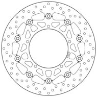 BREMBO Brake disc 78B40871 floating - Brake Disc