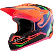 ALPINESTARS helmet S-M3 edition HAIDEN DEEGAN, children's 2025, fluo orange/purple/pink, size 2025,  - Motorbike Helmet