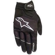 ALPINESTARS ATOM gloves, black/white, 2025, size 2025. M - Motorcycle Gloves