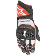 ALPINESTARS Gloves GP PRO R 3, black/white/red - Motorcycle Gloves