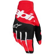 ALPINESTARS TECHSTAR gloves, black/red, 2025, size 2025. L - Motorcycle Gloves