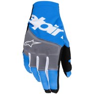 ALPINESTARS rukavice TECHSTAR, černé/modré, 2025, vel. M - Motorcycle Gloves