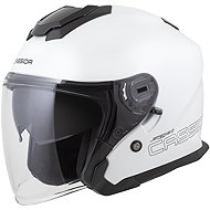 CASSIDA Jet Tech 2.0 Solid 2025, white/black/gray, sized 2.0. S - Motorbike Helmet
