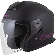 CASSIDA Jet Tech 2.0 Solid 2025, black matt/pink, size 2.0. L - Motorbike Helmet