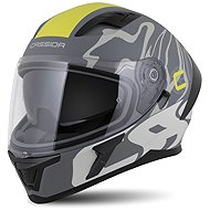 CASSIDA Orbit Multivers 2025, grey matt/light grey/yellow fluo/black, size 4.5 mm, w/r. XL - Motorbike Helmet