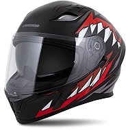 CASSIDA Orbit StriX 2025, red/gray/white/black, sized 1.5 mm. M - Motorbike Helmet