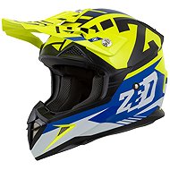 ZED X1.9 TARGA 2025, žltá fluo/modrá/čierna/biela, veľkosť S - Prilba na motorku