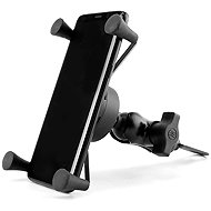 YSHOP Aluminum phone holder on motorcycle handlebars for large screen size - Motorbike Phone Mount