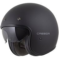 CASSIDA Helmet Oxygen 20 Solid 2025, black matt/dark grey, size 2025. S - Motorbike Helmet