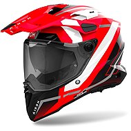 AIROH Helmet COMMANDER 2 Mavick 2025, glossy red, size 4.5 mm, w. XL - Motorbike Helmet