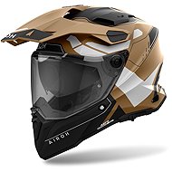 AIROH Helmet COMMANDER 2 Reveal 2025, matt sand, size 2.5 mm. XL - Motorbike Helmet