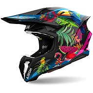 AIROH Helmet TWIST 3 Amazonia 2025, glossy, size 4, with a helmet. XL - Motorbike Helmet