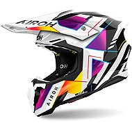 AIROH Helmet TWIST 3 Rainbow 2025, glossy, size 4, with a helmet. XL - Motorbike Helmet