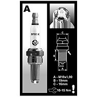 BRISK spark plug AOR10LGS PREMIUM series LGS RACING - Spark Plug