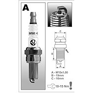 BRISK spark plug AR12C BRISK - Czech Republic - Spark Plug