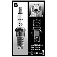 BRISK spark plug BOR12LGS PREMIUM series LGS RACING - Spark Plug