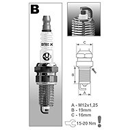 BRISK spark plug BR15YC Super series - Spark Plug