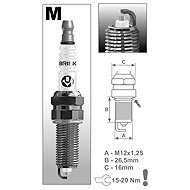 BRISK spark plug MR12YS-9 Silver Racing series - Spark Plug