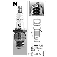 BRISK spark plug N11S Silver Racing series - Spark Plug
