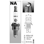 BRISK spark plug NAR12YS Silver Racing series - Spark Plug