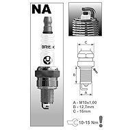 BRISK spark plug NAR14YC Super series - Spark Plug