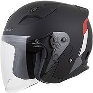 CASSIDA Reflex 2.0 Safety 2026 Bukósisak, matt fekete/ piros/ szürke/ fényvisszaverő ezüst, mérete M - Motoros sisak
