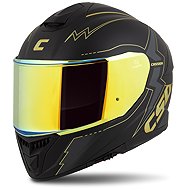 CASSIDA Helmet Integral GT 2.1 Flash 2026, black matt/metallic gold, size 2.1. S - Motorbike Helmet