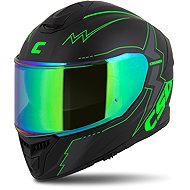CASSIDA Integral GT 2.1 Flash 2026 Bukósisak, matt fekete/ fluo zöld/ sötétszürke, mérete M - Motoros sisak