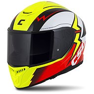CASSIDA Helmet Integral GT 2.1 Flash 2026, yellow fluo/red fluo/black/white, size 4.1, with a helmet - Motorbike Helmet